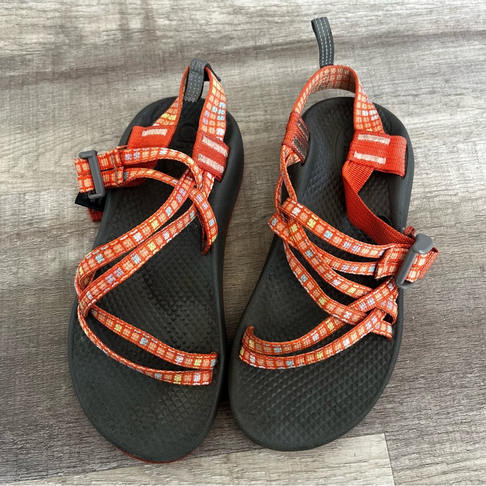 Children’s Orange and Brown Chacos Sandals